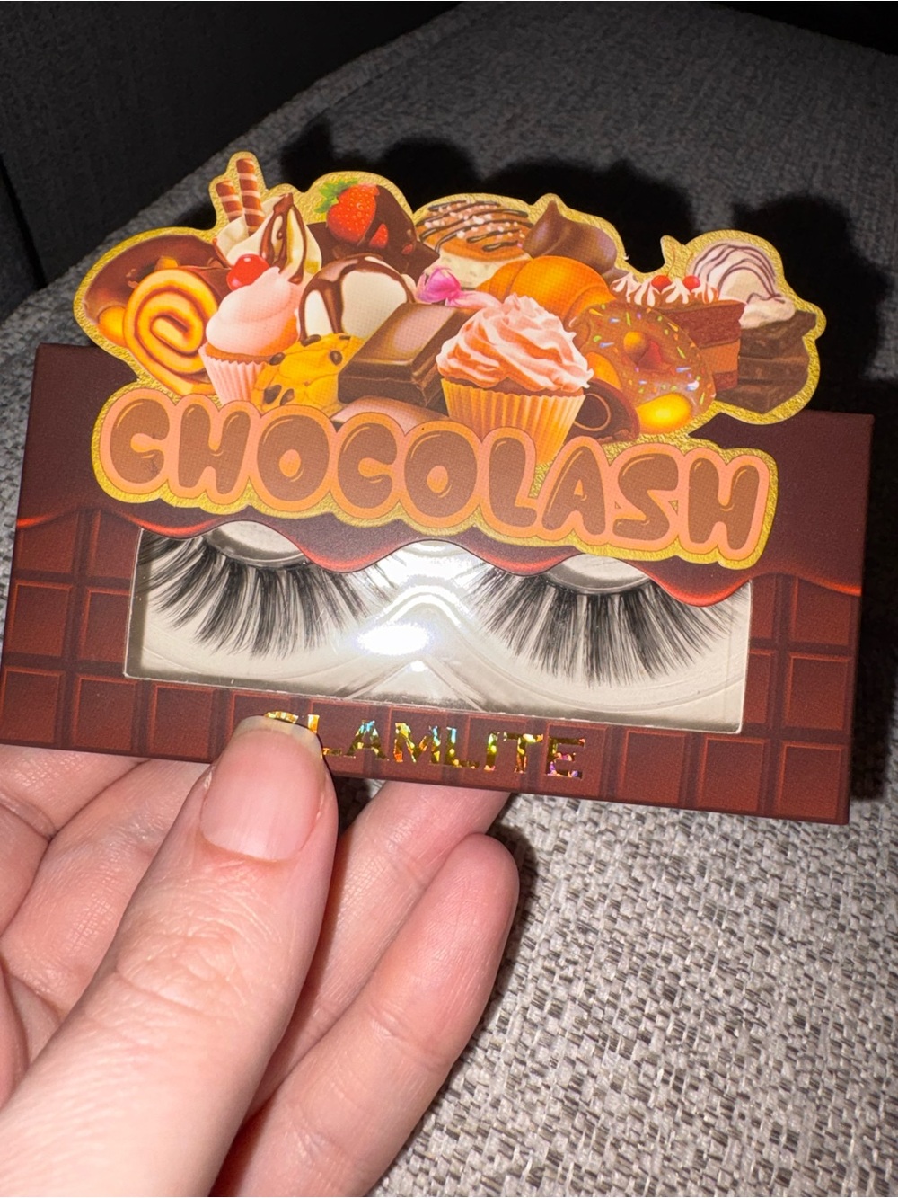 Chocolash GlamLite Brown False Eyelashes - Voluminous Brown Lashes